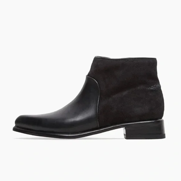 Rag & Bone Aston Asphalt Leather Suede Bootie - Picture 5 of 15